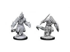 WizKids Miniaturen-Set D&D Lizardfolk Barbarian & Cleric 2 Stk.