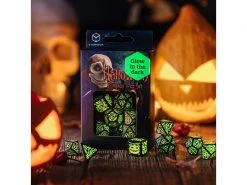 Q Workshop RPG-Würfelset Halloween Pumpkin – Jack O’Lantern Dice 7 Stk. -Pen and Paper Verkäufe 223040983 xxl