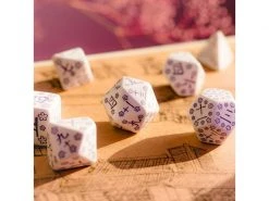 Q Workshop RPG-Würfelset Japanese Dice Set: Blue Star Lotus 7 Stk. -Pen and Paper Verkäufe 223041031 xxl