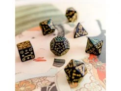 Q Workshop RPG-Würfelset Japanese Dice Set – Deep Night Firefly 7 Stk. -Pen and Paper Verkäufe 223041043 xxl