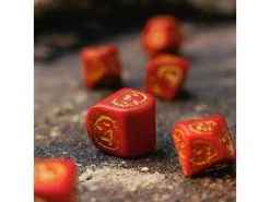 Q Workshop RPG-Würfelset Dragons Modern Dice Set Red & Gold 7 Stk. -Pen and Paper Verkäufe 223041089 xxl