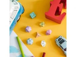 Q Workshop RPG-Würfelset My Very First Dice Set Magic Journey 7 Stk. -Pen and Paper Verkäufe 223041093 xxl