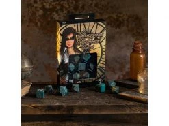 Q Workshop RPG-Würfelset Steampunk Clockwork Modern Dice 7 Stk. -Pen and Paper Verkäufe 223041102 xxl