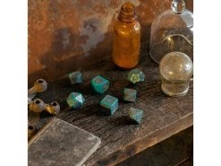 Q Workshop RPG-Würfelset Steampunk Clockwork Modern Dice 7 Stk. -Pen and Paper Verkäufe 223041108 xxl