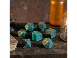 Q Workshop RPG-Würfelset Steampunk Clockwork Modern Dice 7 Stk. -Pen and Paper Verkäufe 223041114 xxl