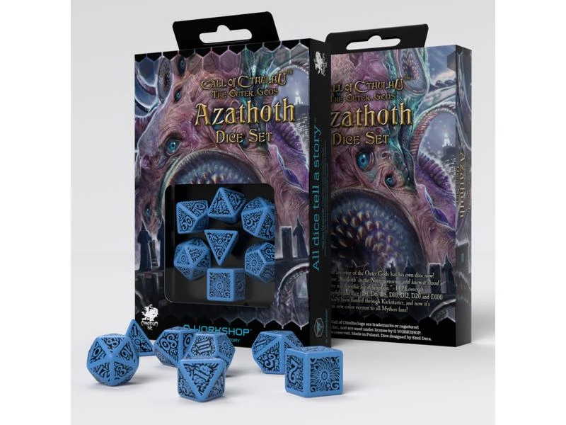 Q Workshop RPG-Würfelset COC The Outer Gods Azathoth Dice Set 7 Stk. 4 Q Workshop RPG-Würfelset COC The Outer Gods Azathoth Dice Set 7 Stk. – Bild 2