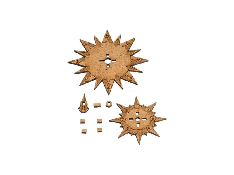 Freebooter's Fate Messwerkzeug Windrose + Rundenzähler 4 Freebooter's Fate Messwerkzeug Windrose + Rundenzähler – Bild 2