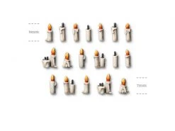 Tabletop Art Zubehör Candles – Set 1 18 Teile -Pen and Paper Verkäufe 223041398 xxl