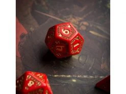Q Workshop RPG-Würfelset RuneQuest Red & gold Dice Set 7 Stk. -Pen and Paper Verkäufe 223041655 xxl