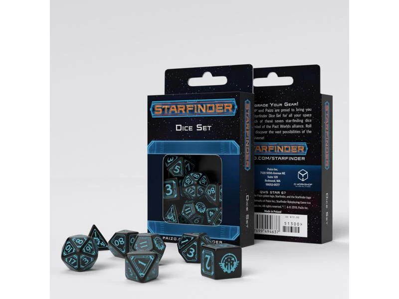 Q Workshop RPG-Würfelset Starfinder Dice Set 7 Stk. 4 Q Workshop RPG-Würfelset Starfinder Dice Set 7 Stk. – Bild 2