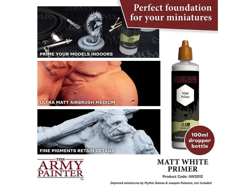 The Army Painter Airbrush-Farbe Warpaints Air: Matt White 100 ml 4 The Army Painter Airbrush-Farbe Warpaints Air: Matt White 100 ml – Bild 2