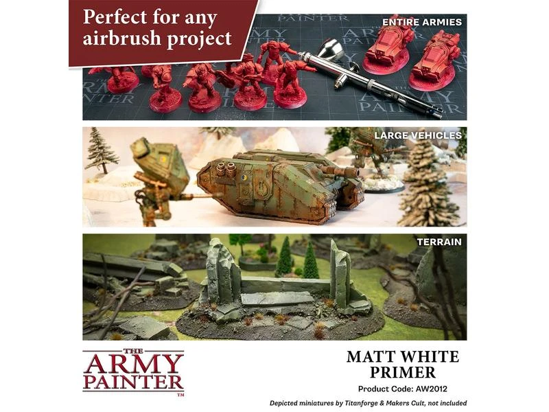 The Army Painter Airbrush-Farbe Warpaints Air: Matt White 100 ml 6 The Army Painter Airbrush-Farbe Warpaints Air: Matt White 100 ml – Bild 4