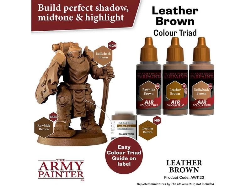 The Army Painter Airbrush-Farbe Warpaints Air: Leather Brown 18 ml 5 The Army Painter Airbrush-Farbe Warpaints Air: Leather Brown 18 ml – Bild 3