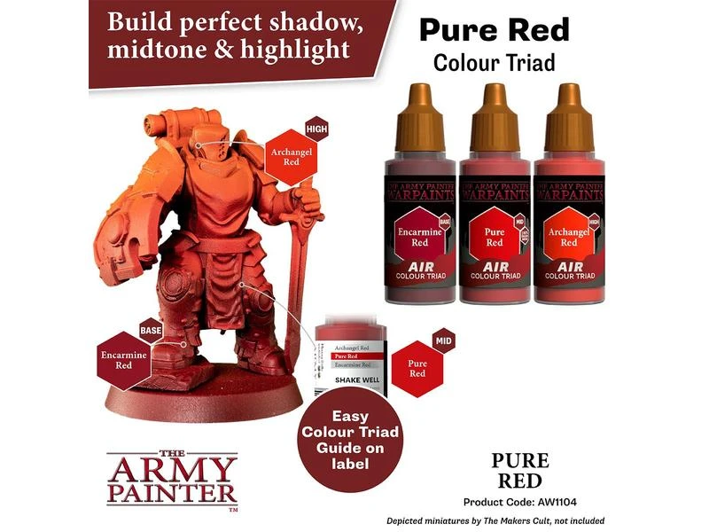 The Army Painter Airbrush-Farbe Warpaints Air: Pure Red 18 ml 5 The Army Painter Airbrush-Farbe Warpaints Air: Pure Red 18 ml – Bild 3
