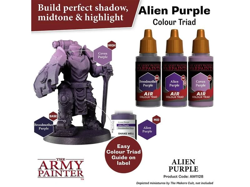 The Army Painter Airbrush-Farbe Warpaints Air: Alien Purple 18 ml 5 The Army Painter Airbrush-Farbe Warpaints Air: Alien Purple 18 ml – Bild 3