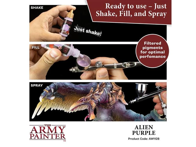 The Army Painter Airbrush-Farbe Warpaints Air: Alien Purple 18 ml 6 The Army Painter Airbrush-Farbe Warpaints Air: Alien Purple 18 ml – Bild 4