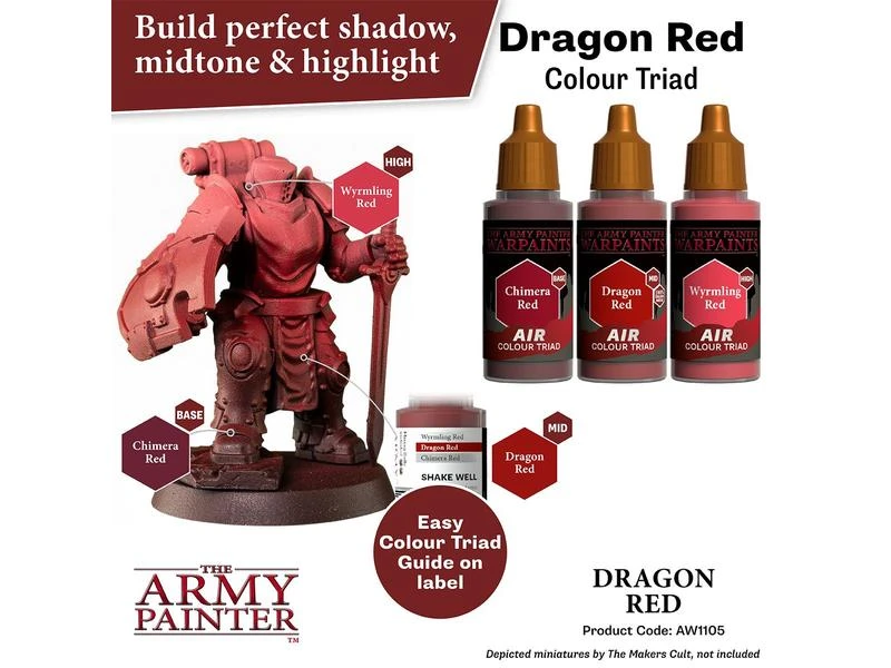 The Army Painter Airbrush-Farbe Warpaints Air: Dragon Red 18 ml 5 The Army Painter Airbrush-Farbe Warpaints Air: Dragon Red 18 ml – Bild 3