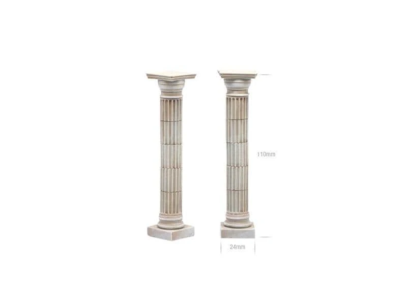 Tabletop Art Dekoration Dorische Säulen – Set 1 2 Teile 4 Tabletop Art Dekoration Dorische Säulen – Set 1 2 Teile – Bild 2