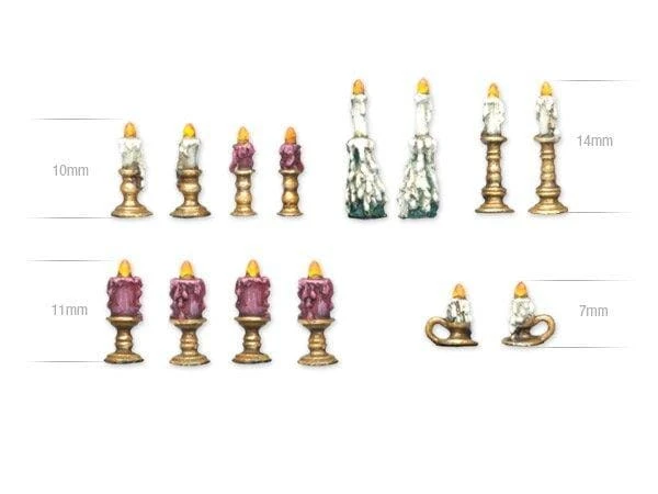 Tabletop Art Zubehör Candlesticks – Set 1 (14) 4 Tabletop Art Zubehör Candlesticks – Set 1 (14) – Bild 2