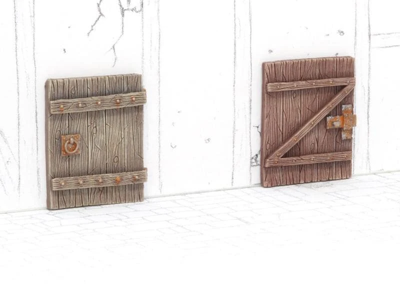 Tabletop Art Gelände Gelände Bauteile – Türen Set 3 4 Teile 4 Tabletop Art Gelände Gelände Bauteile – Türen Set 3 4 Teile – Bild 2