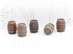 Tabletop Art Zubehör Wooden Barrels Set 2 - Medium Barrels 5 Teile -Pen and Paper Verkäufe 223043630 xxl