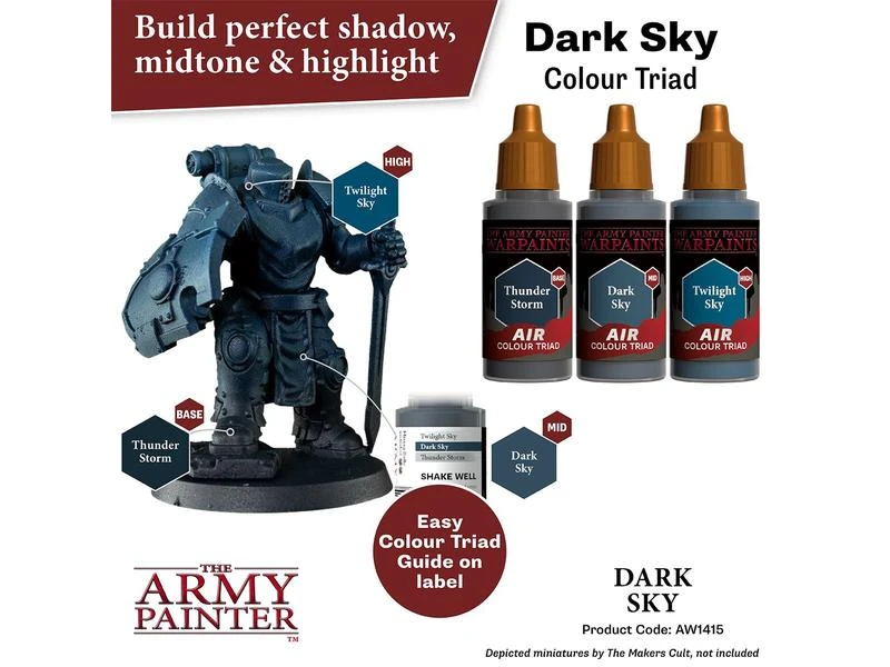The Army Painter Airbrush-Farbe Warpaints Air: Dark Sky 18 ml 5 The Army Painter Airbrush-Farbe Warpaints Air: Dark Sky 18 ml – Bild 3