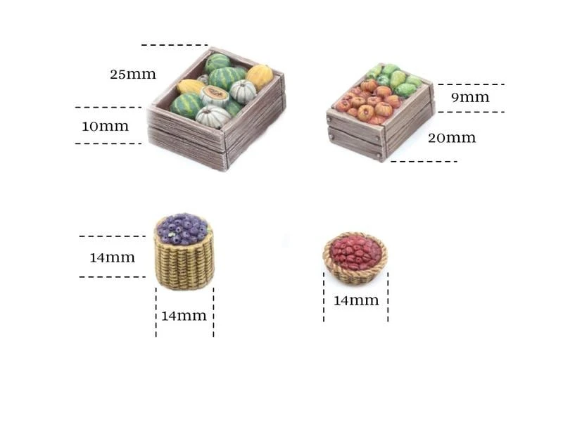 Tabletop Art Zubehör Fruiterer Set 1 6 Teile 4 Tabletop Art Zubehör Fruiterer Set 1 6 Teile – Bild 2