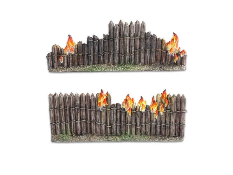 Tabletop Art Gelände Wooden Stockade Destroyed 4 Teile 7 Tabletop Art Gelände Wooden Stockade Destroyed 4 Teile – Bild 5