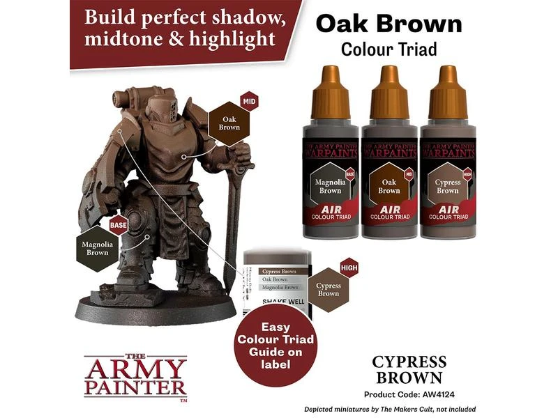 The Army Painter Airbrush-Farbe Warpaints Air: Cypress Brown 18 ml 5 The Army Painter Airbrush-Farbe Warpaints Air: Cypress Brown 18 ml – Bild 3