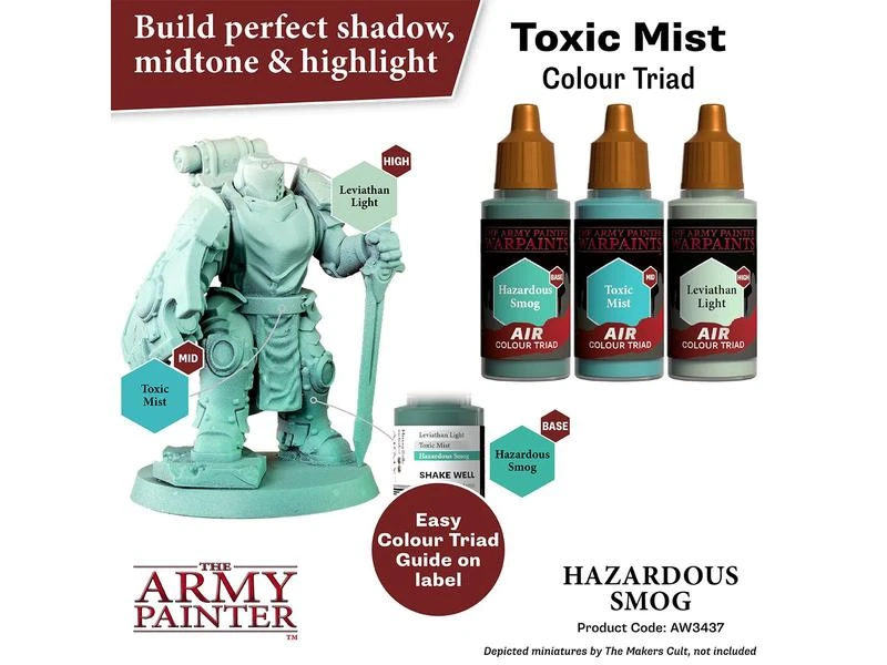 The Army Painter Airbrush-Farbe Warpaints Air: Hazardous Smog 18 ml 5 The Army Painter Airbrush-Farbe Warpaints Air: Hazardous Smog 18 ml – Bild 3