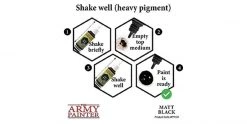 The Army Painter Farbe Warpaints: Matt Black 18 ml -Pen and Paper Verkäufe 223046785 xxl