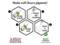 The Army Painter Farbe Warpaints: Matt White 18 ml -Pen and Paper Verkäufe 223046801 xxl