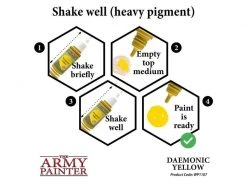 The Army Painter Farbe Warpaints: Daemonic Yellow 18 ml -Pen and Paper Verkäufe 223046894 xxl