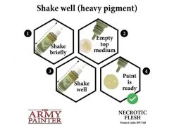 The Army Painter Farbe Warpaints: Necrotic Flesh 18 ml -Pen and Paper Verkäufe 223046912 xxl