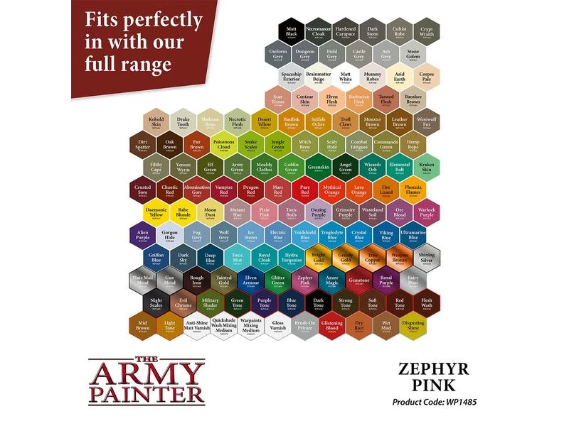 The Army Painter Metallic-Farbe Warpaints Metallics: Zephyr Pink 18 ml 7 The Army Painter Metallic-Farbe Warpaints Metallics: Zephyr Pink 18 ml – Bild 5