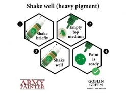 The Army Painter Farbe Warpaints: Goblin Green 18 ml -Pen and Paper Verkäufe 223046932 xxl