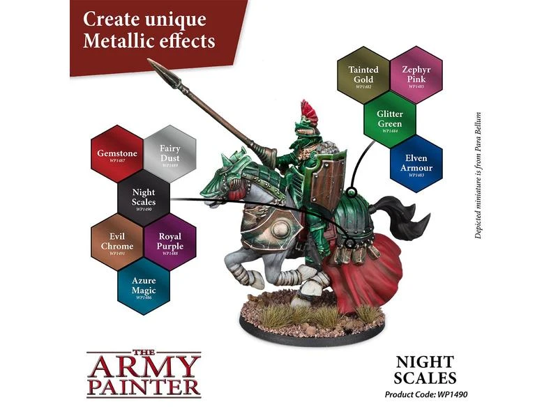 The Army Painter Metallic-Farbe Warpaints Metallics: Night Scales 18 ml 4 The Army Painter Metallic-Farbe Warpaints Metallics: Night Scales 18 ml – Bild 2