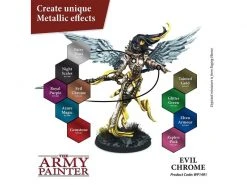 The Army Painter Metallic-Farbe Warpaints Metallics: Evil Chrome 18 ml -Pen and Paper Verkäufe 223047014 xxl