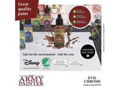 The Army Painter Metallic-Farbe Warpaints Metallics: Evil Chrome 18 ml -Pen and Paper Verkäufe 223047020 xxl
