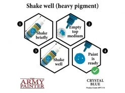 The Army Painter Farbe Warpaints: Crystal Blue 18 ml -Pen and Paper Verkäufe 223047032 xxl