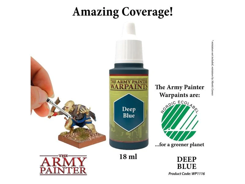 The Army Painter Farbe Warpaints: Deep Blue 18 ml 4 The Army Painter Farbe Warpaints: Deep Blue 18 ml – Bild 2