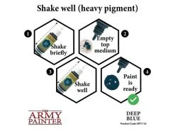 The Army Painter Farbe Warpaints: Deep Blue 18 ml 9 The Army Painter Farbe Warpaints: Deep Blue 18 ml -Pen and Paper Verkäufe 223047066 xxl