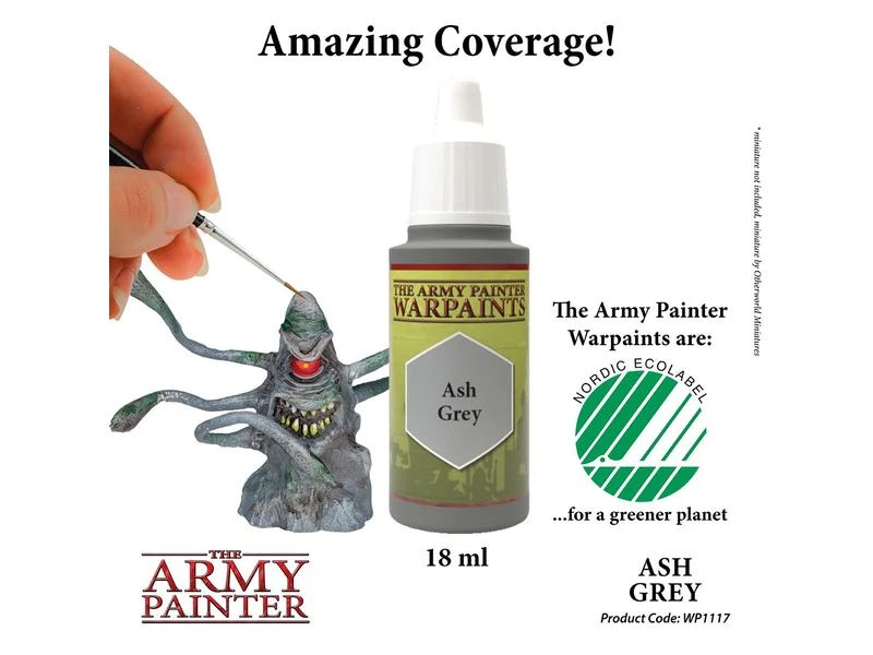 The Army Painter Farbe Warpaints: Ash Grey 18 ml 4 The Army Painter Farbe Warpaints: Ash Grey 18 ml – Bild 2