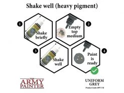 The Army Painter Farbe Warpaints: Uniform Grey 18 ml -Pen and Paper Verkäufe 223047105 xxl