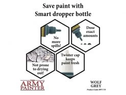 The Army Painter Farbe Warpaints: Wolf Grey 18 ml -Pen and Paper Verkäufe 223047117 xxl