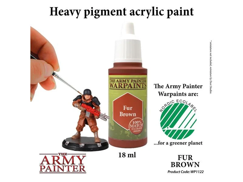 The Army Painter Farbe Warpaints: Fur Brown 18 ml 4 The Army Painter Farbe Warpaints: Fur Brown 18 ml – Bild 2