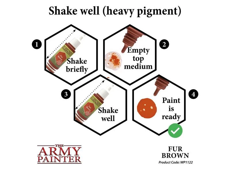 The Army Painter Farbe Warpaints: Fur Brown 18 ml 6 The Army Painter Farbe Warpaints: Fur Brown 18 ml – Bild 4