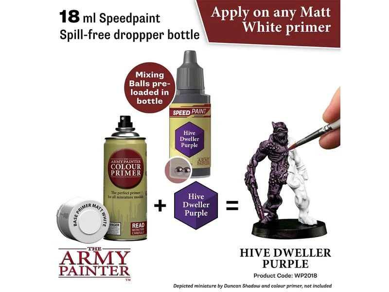 The Army Painter Spezial-Farbe Speed Paint: Dweller Purple 18 ml 4 The Army Painter Spezial-Farbe Speed Paint: Dweller Purple 18 ml – Bild 2