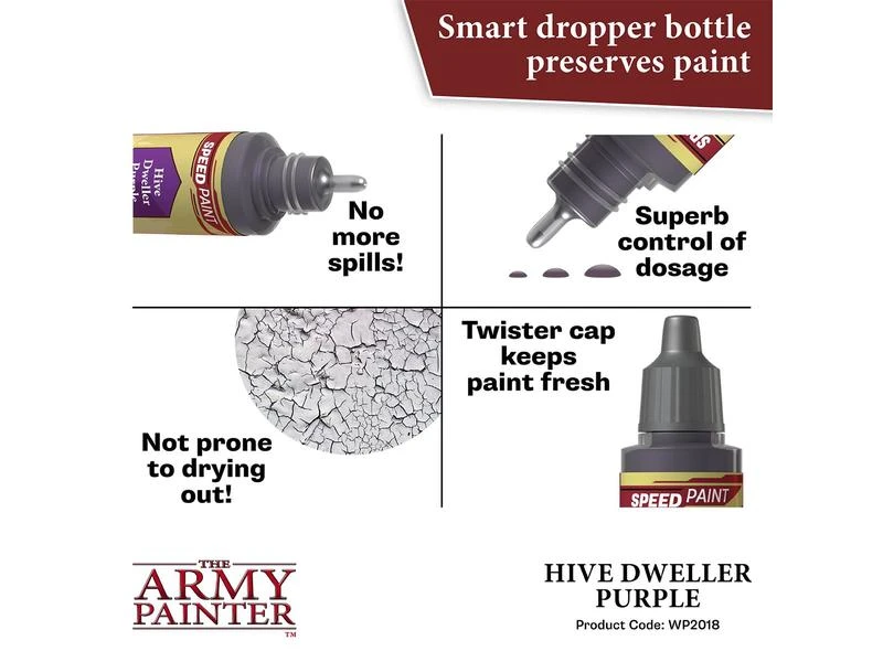 The Army Painter Spezial-Farbe Speed Paint: Dweller Purple 18 ml 7 The Army Painter Spezial-Farbe Speed Paint: Dweller Purple 18 ml – Bild 5
