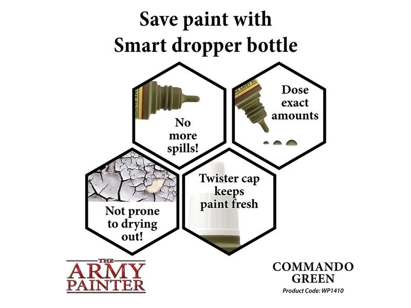 The Army Painter Farbe Warpaints: Commando Green 18 ml 5 The Army Painter Farbe Warpaints: Commando Green 18 ml – Bild 3